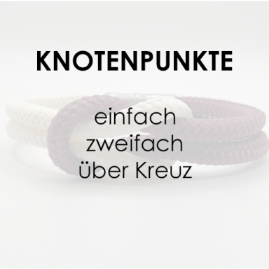 Knotenpunkte - ineinander verknüpfte Armbänder