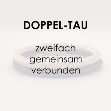 Dopple-Strang Paracord- und Segeltau-Armband